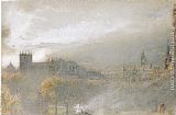 Albert Goodwin Canvas Paintings - Westminster